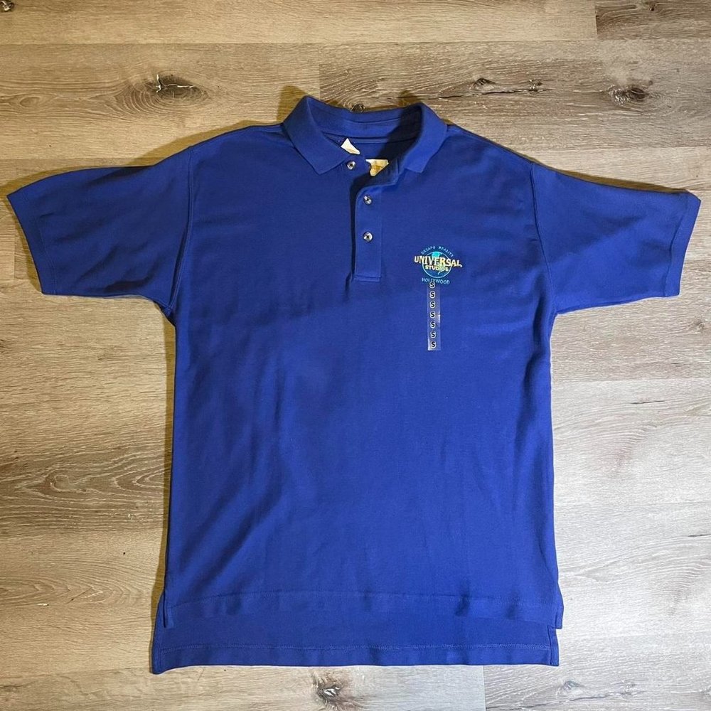 Vintage Universal Studios Hollywood theme park polo shirt new with tags